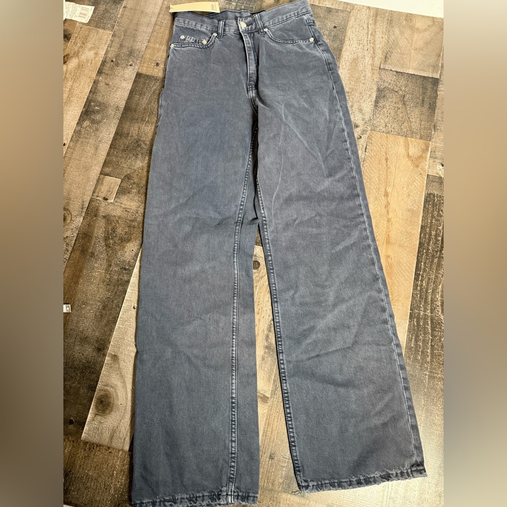 Dr. Denim Echo Washed Navy Straight Leg Jeans 26/32‎ NWT Scandi Minimal
